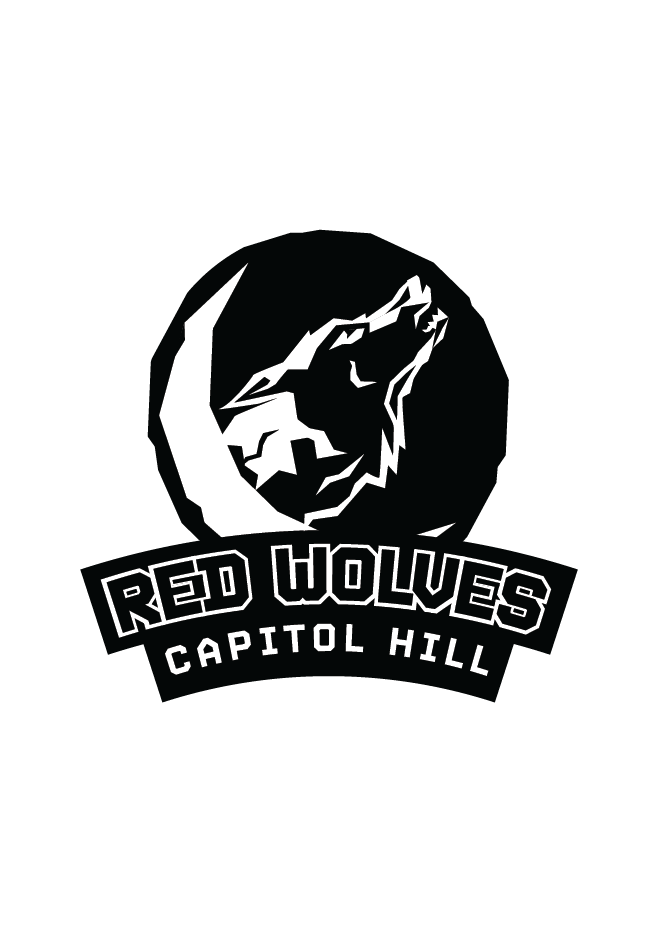 Logo redesign "RED WOOLVES"